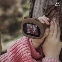 Mikroskop cyfrowy dla dzieci kieszonkowy KidLupe pastelowy róż z ekranem LCD Kidinex