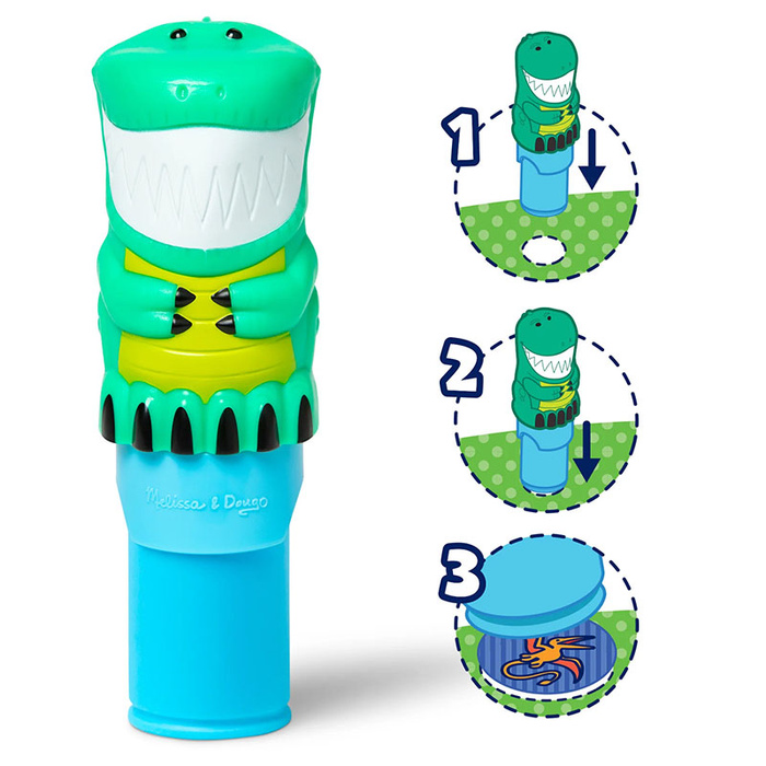 Sticker Wow książeczka Dinozaur stempel z naklejkami Melissa & Doug
