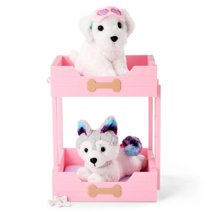 Łóżko piętrowe z pieskiem i akcesoriami różowe Puppy Dreams Bunk Bed Our Generation