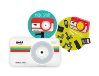 CamPro Aparat 2w1 kamerka do kasku na hulajnogę i rower Buki