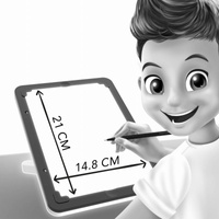Tablet kreatywny dla dzieci 3 w 1 z podświetleniem Buki do odrysowywania komiksu flipbook