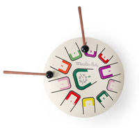 Instrument muzyczny duży bębenek językowy biały APRES LA PLUIE Moulin Roty