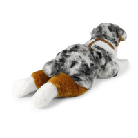 Pluszowy Owczarek Australijski Rappa 61cm ekologiczny Piesek z szelkami dla dzieci