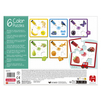 Puzzle dla dzieci 6w1 Kolory Goula