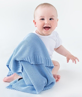 Bambusowy koc Baby blue Lullalove
