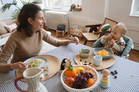 Komplet naczyń z silikonu z przyssawką Jungle Beaba 