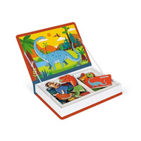 Magnetyczna układanka Dinozaury Magnetibook Janod