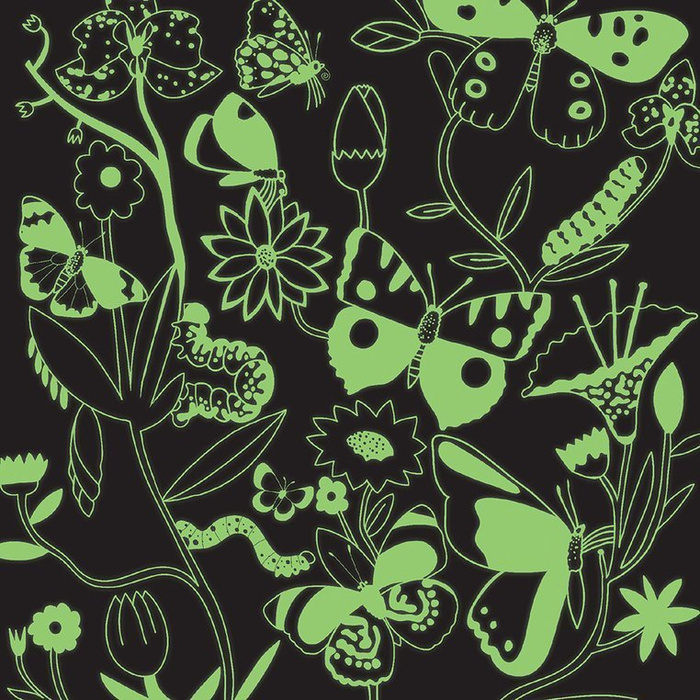 Puzzle rodzinne świecące w ciemności Motyle 500 elementów Mudpuppy