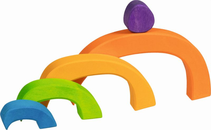Okrągła układanka z 12 drewnianymi elementami Puzzle Oculus Goki