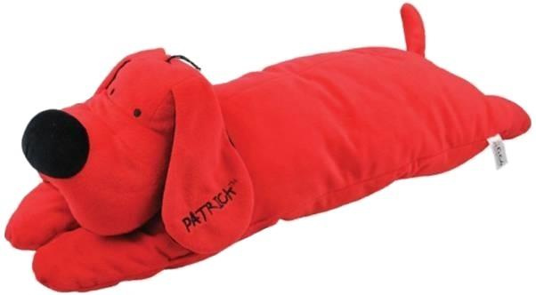 Duża uspokajająca nakładka na uda poprawiająca koncentrację i skupienie pies czerwony Training2s K's Kids