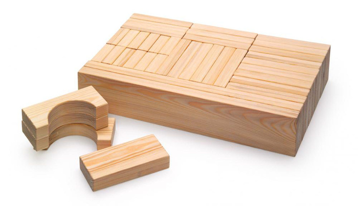 Klocki drewniane Maxi 41 elementów Erzi 