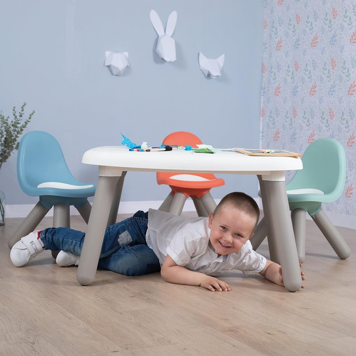 Smoby Stolik ogrodowy lub do pokoju dziecka biały funkcjonalny i solidny Mebel