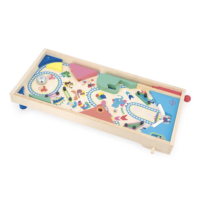 Pinball drewniana gra zręcznościowa Applepop Janod