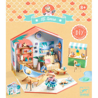 Drewniany domek dla lalek diy mini Mi House Mia Djeco 