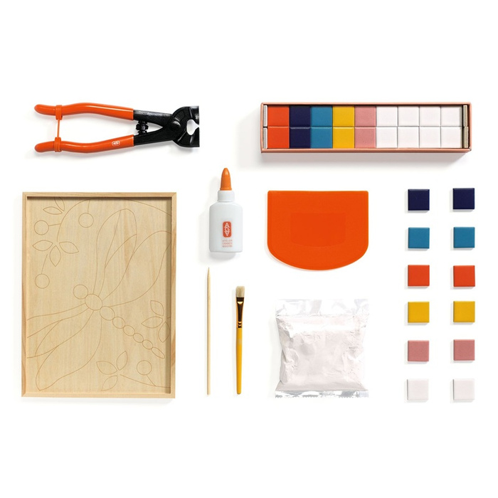 Djeco Zestaw artystyczny z akcesoriami dla dorosłych AGA Atelier 72 Mozaika