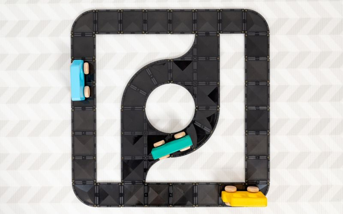 Klocki magnetyczne dla dzieci Creative Roads Pack 48 el Connetix 