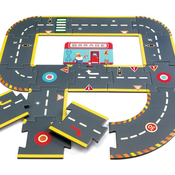 Puzzle kartonowe ULICE CRAZY MOTORS DJ05498