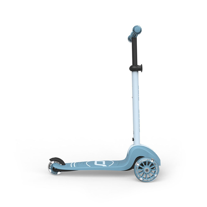 SCOOTANDRIDE Highwaykick 3S Hulajnoga z systemem sterowania 2w1 i kółkami LED składana 3+ Steel