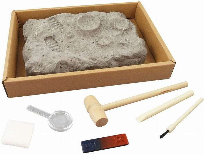 Nauka i zabawa dla dzieci Mały archeolog Kosmiczne skały Buki