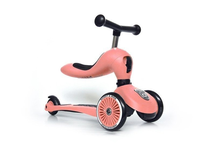 SCOOTANDRIDE Highwaykick1 2w1 Jeździk i hulajnoga 1-5 lat Peach