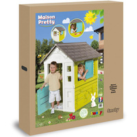 Smoby Domek ogrodowy Pretty przestronne i trwałe miejsce do zabawy z powłoką anty UV