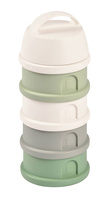 Pojemniki na mleko w proszku 4x110ml cotton white sage green Beaba