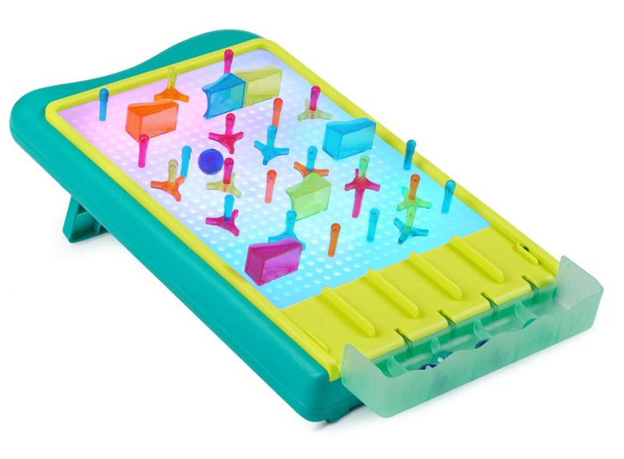 Podświetlany tor kulkowy i tablica artystyczna 2w1 Light-Up Marble Drop B.Toys