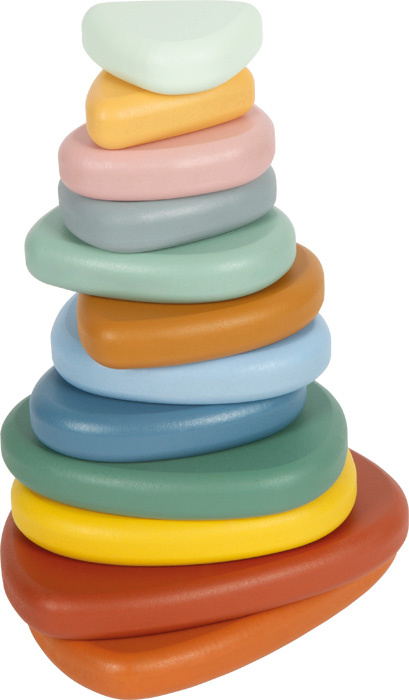 Gra drewniana w układanie kamieni Montessori River Rocks Small Foot