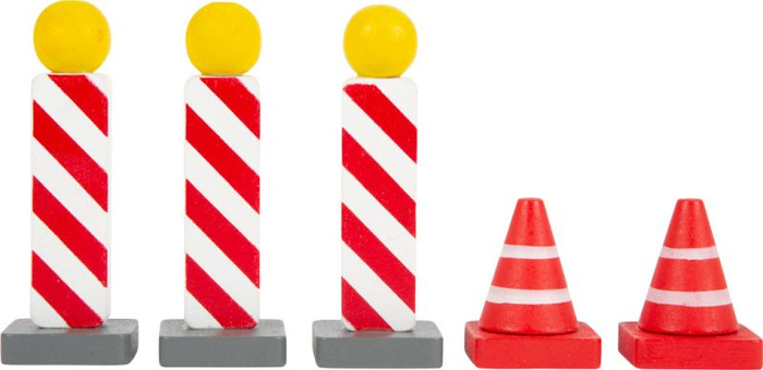 Znaki drogowe drewniany zestaw do zabawy dla dzieci Small Foot