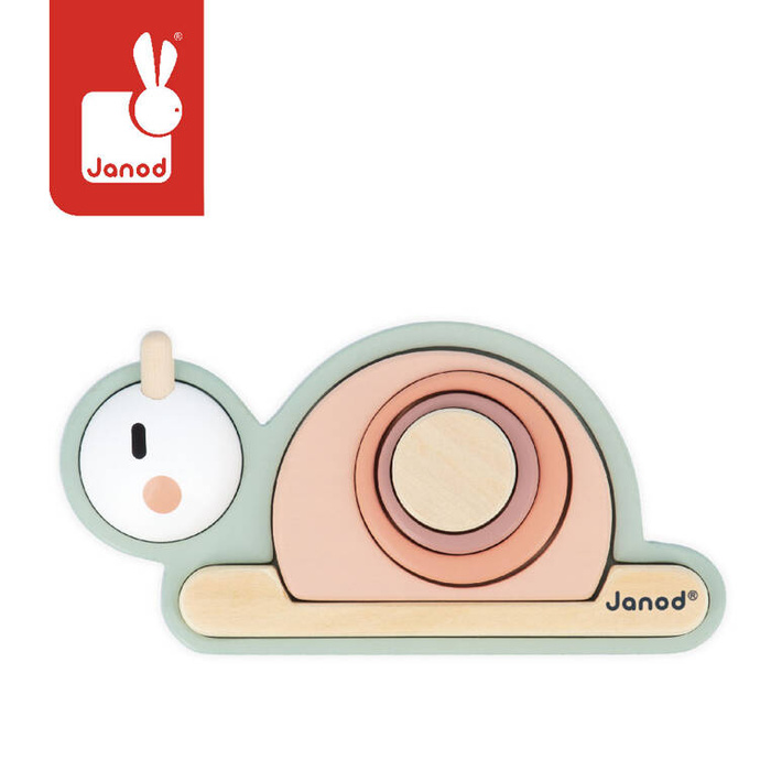 Układanka stymulująca sensorycznie Ślimak Sweet Cocoon Janod
