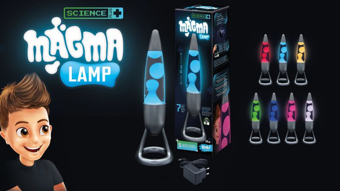 Lampa magmowa 7 kolorów LED dla dzieci Buki