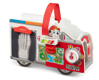 Ambulans drewniany pojazd ratunkowy z akcesoriami Psi Patrol Marshall's Melissa and Doug