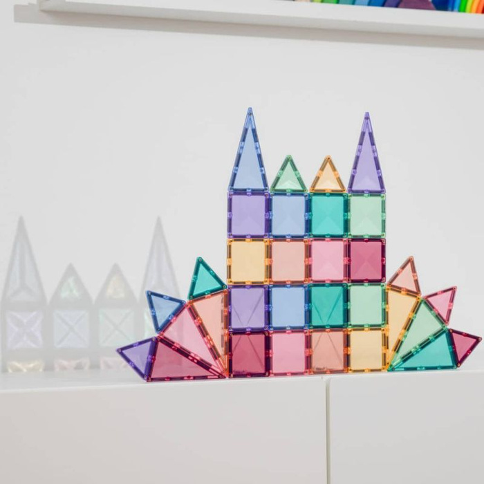Klocki magnetyczne dla dzieci Pastel Mini Pack 32 el. Connetix