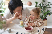 Beaba Silikonowa miseczka z przyssawką pink