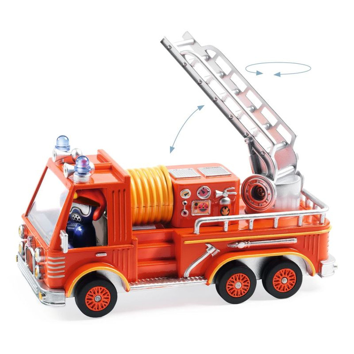 Straż pożarna Crazy Motors Captain Fire Djeco