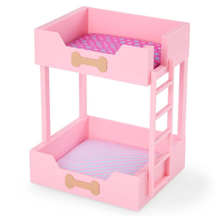 Łóżko piętrowe z pieskiem i akcesoriami różowe Puppy Dreams Bunk Bed Our Generation