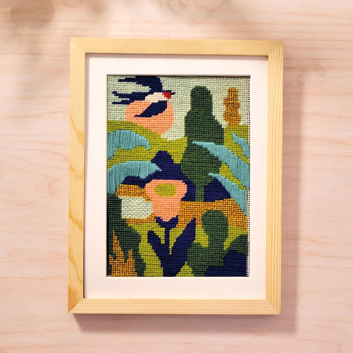 Djeco Zestaw artystyczny dla dorosłych Atelier 65 Haft gobelinowy