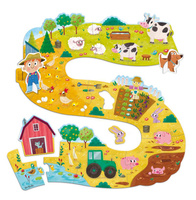Wielkie puzzle XXL Gospodarstwo i życie na wsi Goula