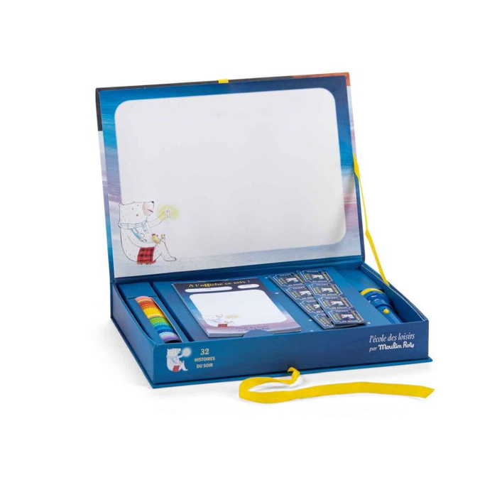 Zestaw kino z projektorem 32 historyjki Szkoła rekreacyjna Moulin Roty