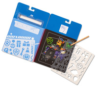 Książeczka ze zdrapywankami Psi Patrol Scratch Art Pad – Chase Melissa and Doug