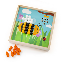 Drewniana mozaika do układania W ogrodzie Bigjigs Toys