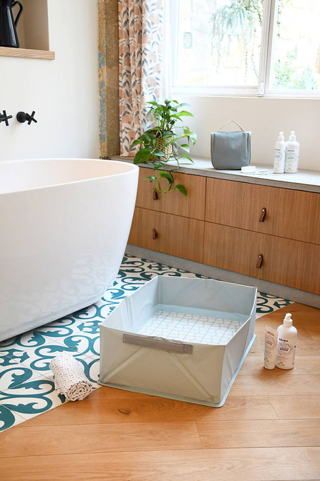 Składana wanienka dla dziecka Cameleo Pop Up Bath Green Blue Beaba