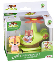 Helikopter Klorofil z figurką zwierzątka