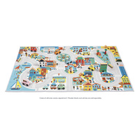 Mata dla dzieci do zabawy z drogą Miasto Cross Roads Janod