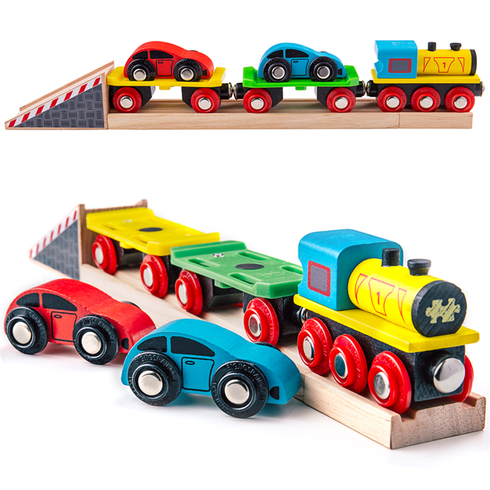 Pociąg do przewozu samochodów,  Bigjigs Rail