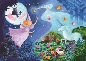 Tekturowe puzzle 36 el., Świat Wróżki Djeco