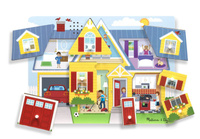 Interaktywna układanka drewniana z dźwiękiem 8 pomieszczeń w domu Melissa & Doug