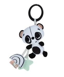 Tiny Love Zawieszka z pozytywką dla niemowląt Tiny Smarts Panda Décor czarno-biała