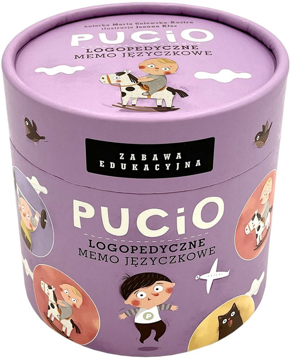 Pucio. Logopedyczne memo języczkowe dla dzieci Nasza Księgarnia