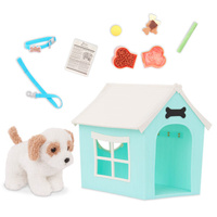Chatka z pieskiem i akcesoriami do kreatywnej zabawy Puppy Place Our Generation